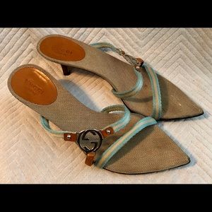 Gucci Kitten Heel Sandal size 36.5